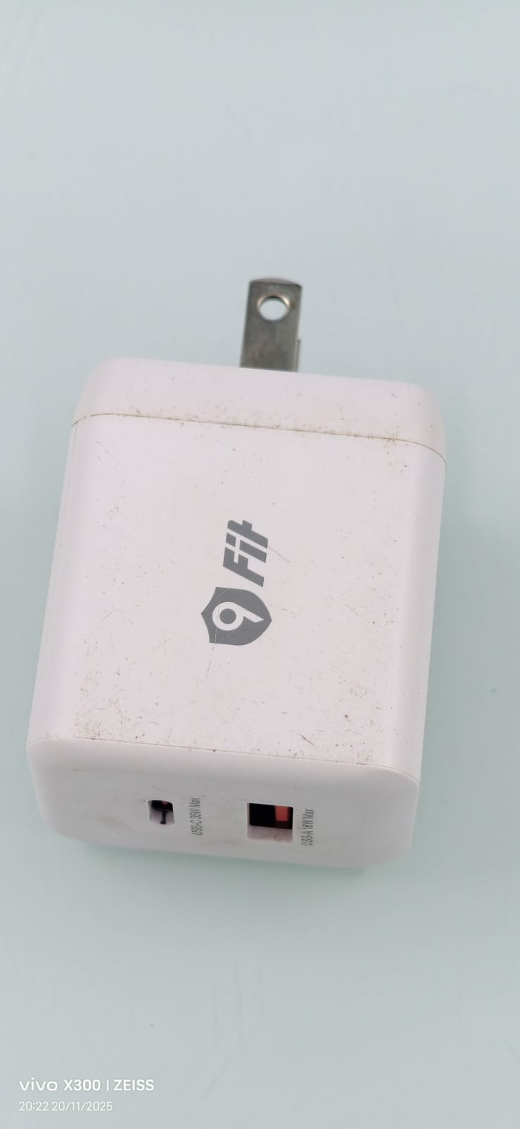 Sạc 9FIT PD 35W 1A1C GaN White - Cũ