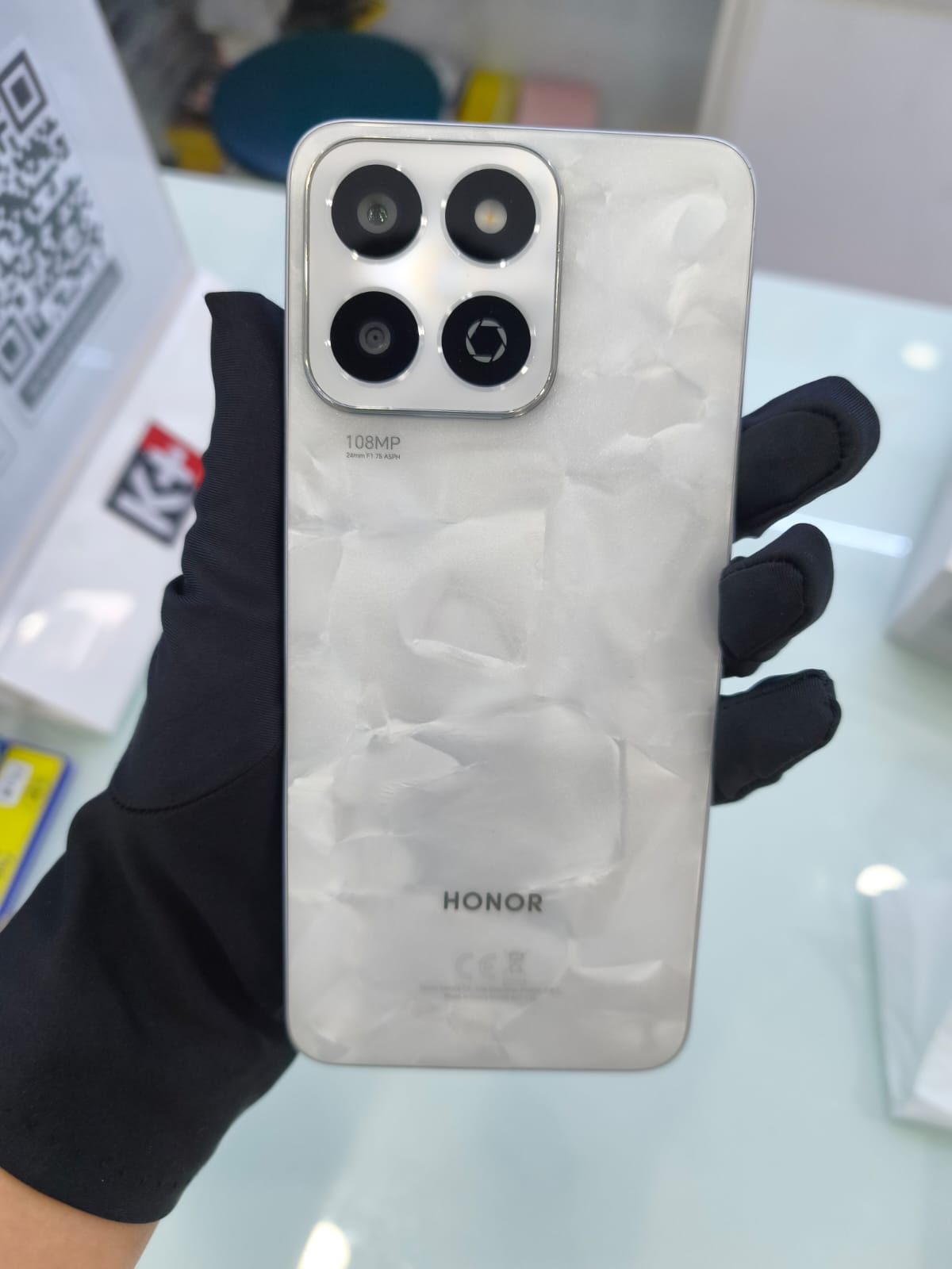 Điện thoại thông minh Honor X7c (8+256GB) Trắng (Moonlight White)