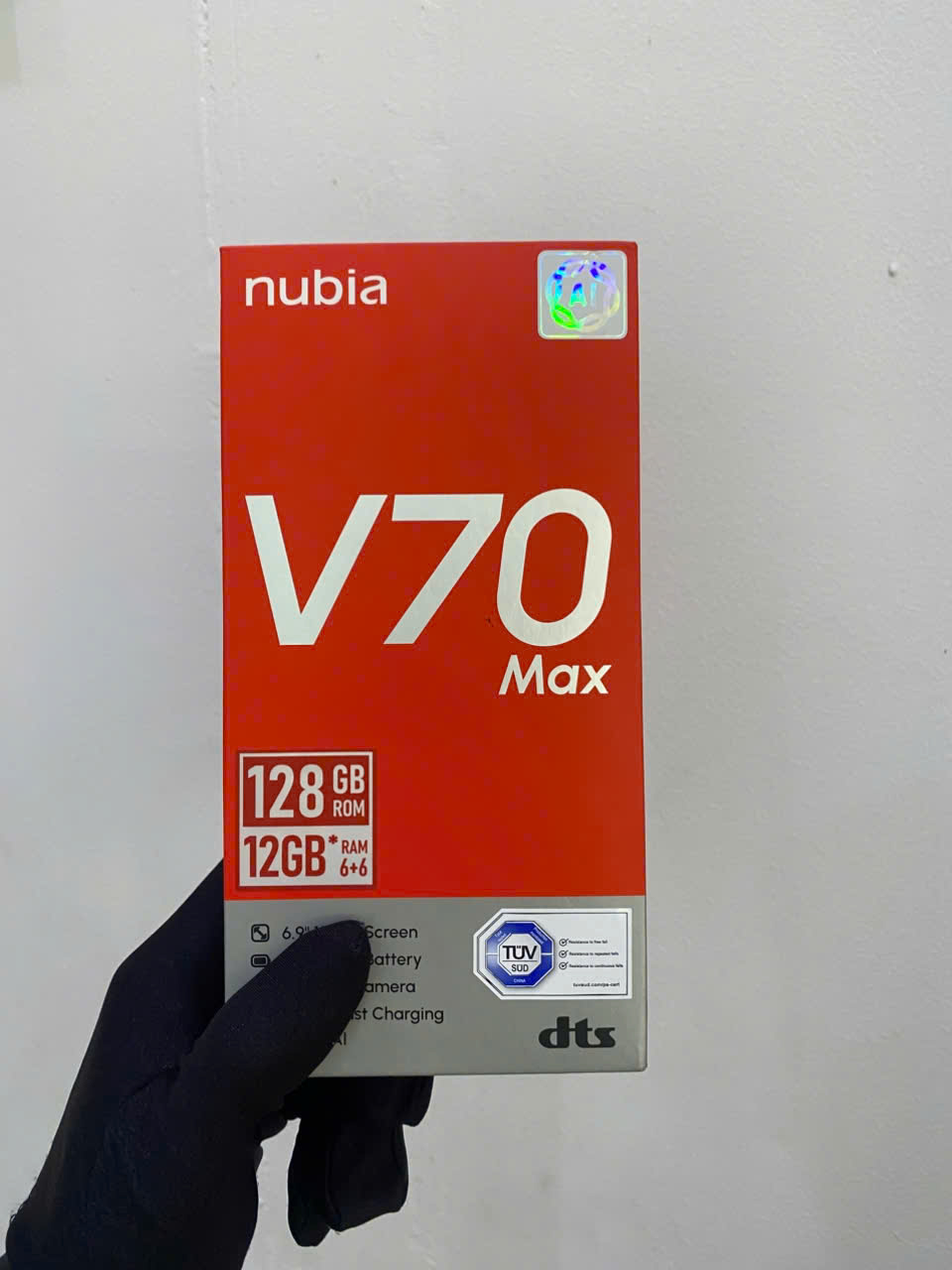 ĐIỆN THOẠI DI ĐỘNG (TEL) NUBIA V70 MAX 6.9"/Unisoc T606/6G/128G/50MP+2MP+Al/8MP/6000mAh/XÁM - 868743070055484 - V70MXAM