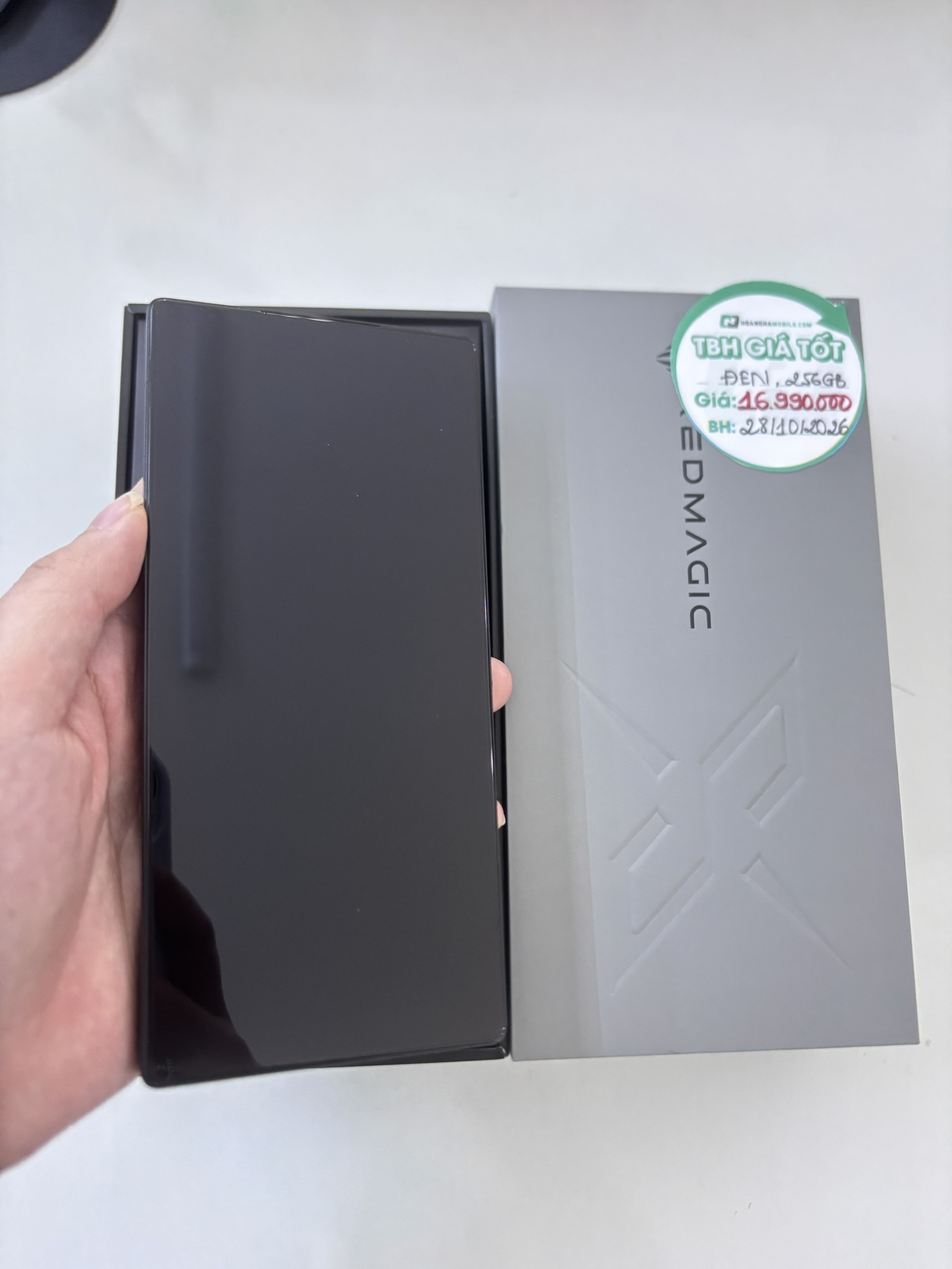 Điện thoại Gaming REDMAGIC 10S PRO 12GB/256GB Bản Quốc Tế - Đen Bóng Đêm (Nightfall) - TBH