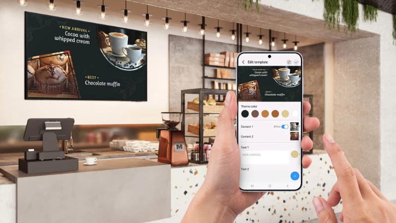 Kết nối thông minh qua ứng dụng Samsung SmartThings. Kết nối thông minh qua ứng dụng Samsung SmartThings.