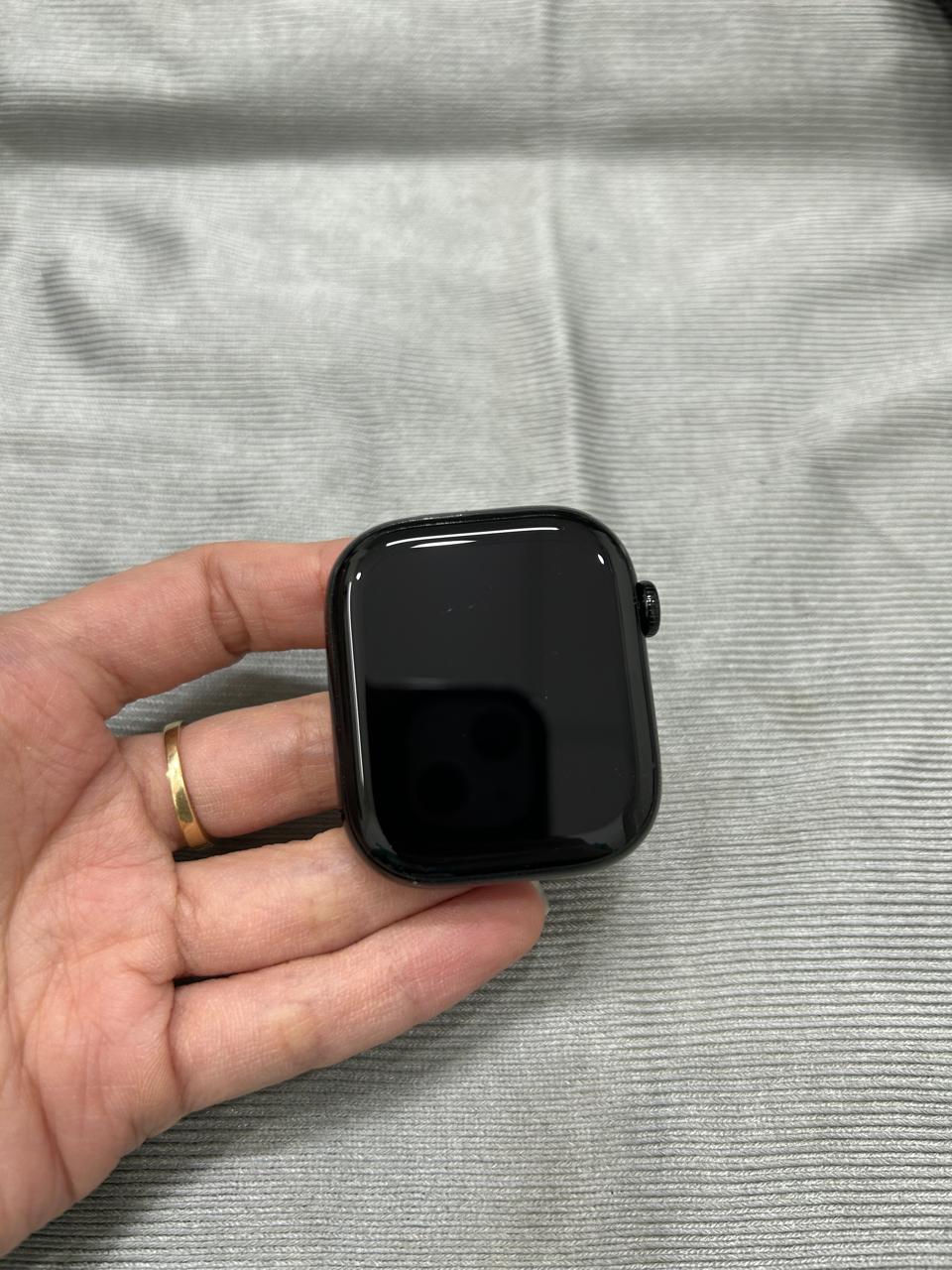 Apple Watch Series 10 GPS 46mm Jet Black Aluminium Case with Black Sport Band - TBH