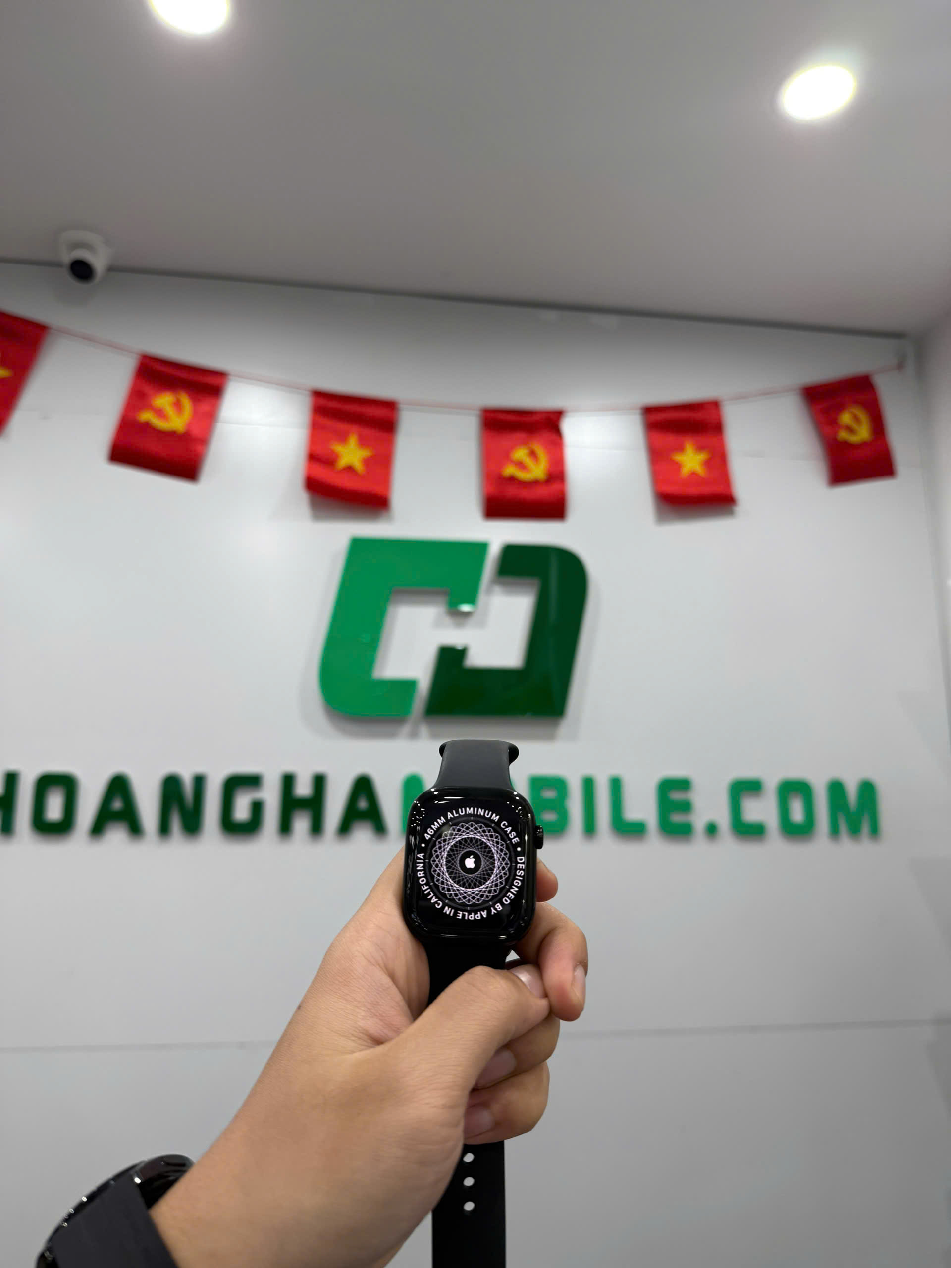  Apple Watch Series 10 GPS 46mm Jet Black Aluminium Case with Black Sport Band