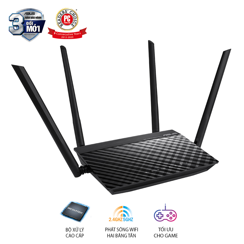 Router wifi ASUS RT-AC750L - Chính hãng 