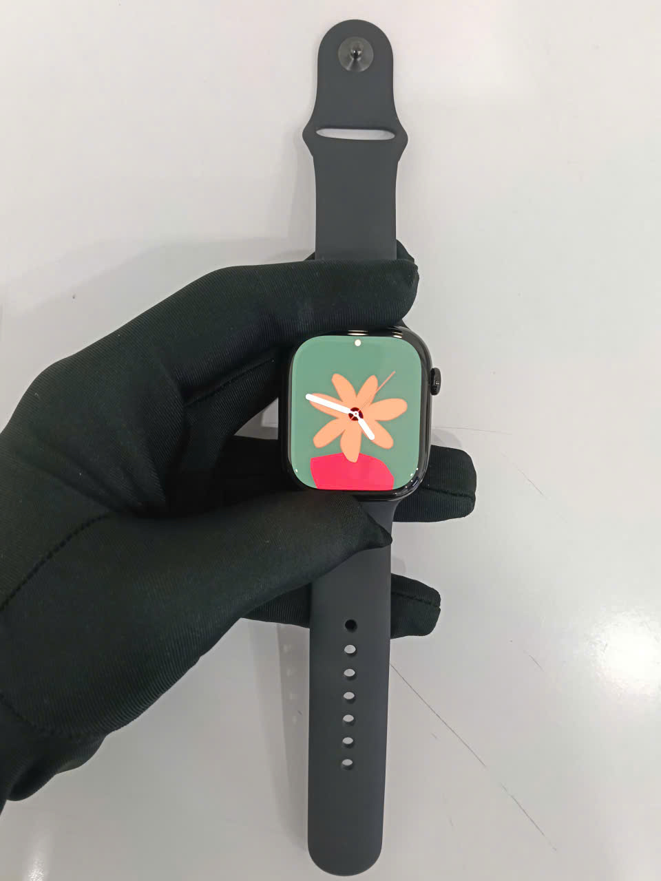 (DEMO) Apple Watch Series 10 GPS 46mm Jet Black Aluminium Case with Black Sport Band - S/M_3N496PA/A	