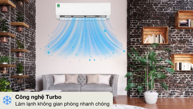 Tiết kiệm điện năng, hiệu suất cao.