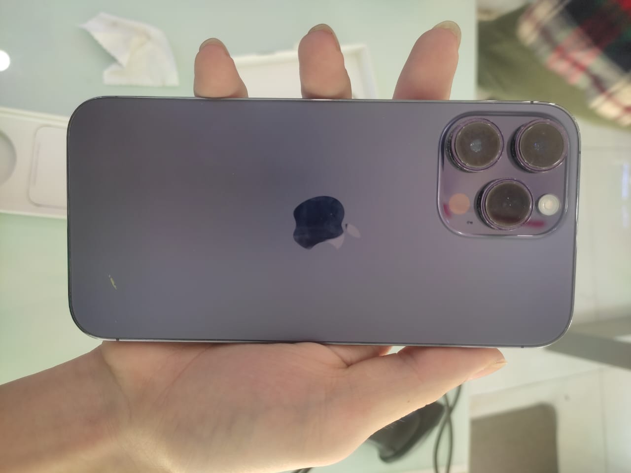 ĐTDĐ Apple iPhone 14 Pro Max 128GB Deep Purple_MQ9T3VN/A - 357170856663984 - MQ9T3VN