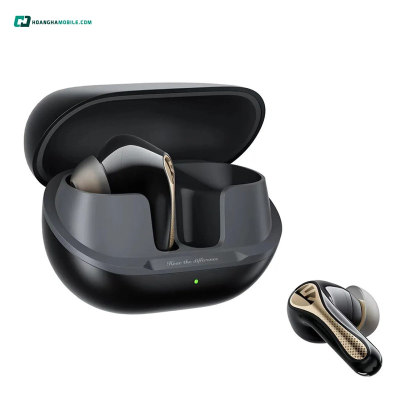 Dung lượng pin siêu trâu trên tai nghe Bluetooth SoundPEATS Air5 Pro+ - Nghe liên tục 6 giờ, tổng 30 giờ Dung lượng pin siêu trâu trên tai nghe Bluetooth SoundPEATS Air5 Pro+ - Nghe liên tục 6 giờ, tổng 30 giờ