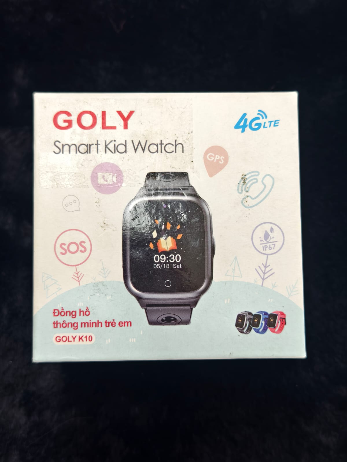 Đồng hồ GOLY K10 - Đen - 867798044403294 - GOK10DN