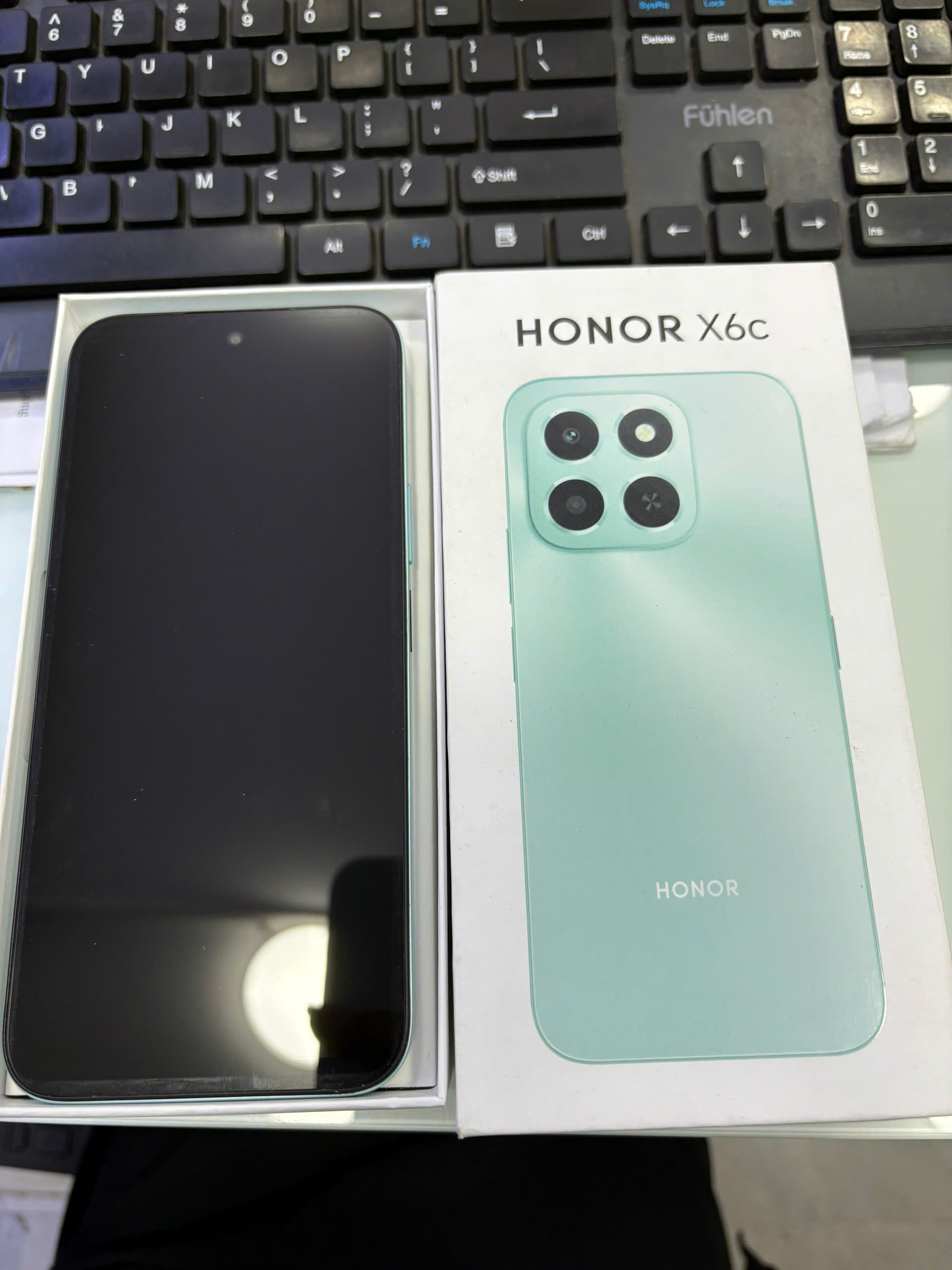 Điện thoại thông minh Honor X6c (6+128GB) Xanh (Ocean Cyan)_NIC-LX2 - 865672074692419 - TBH