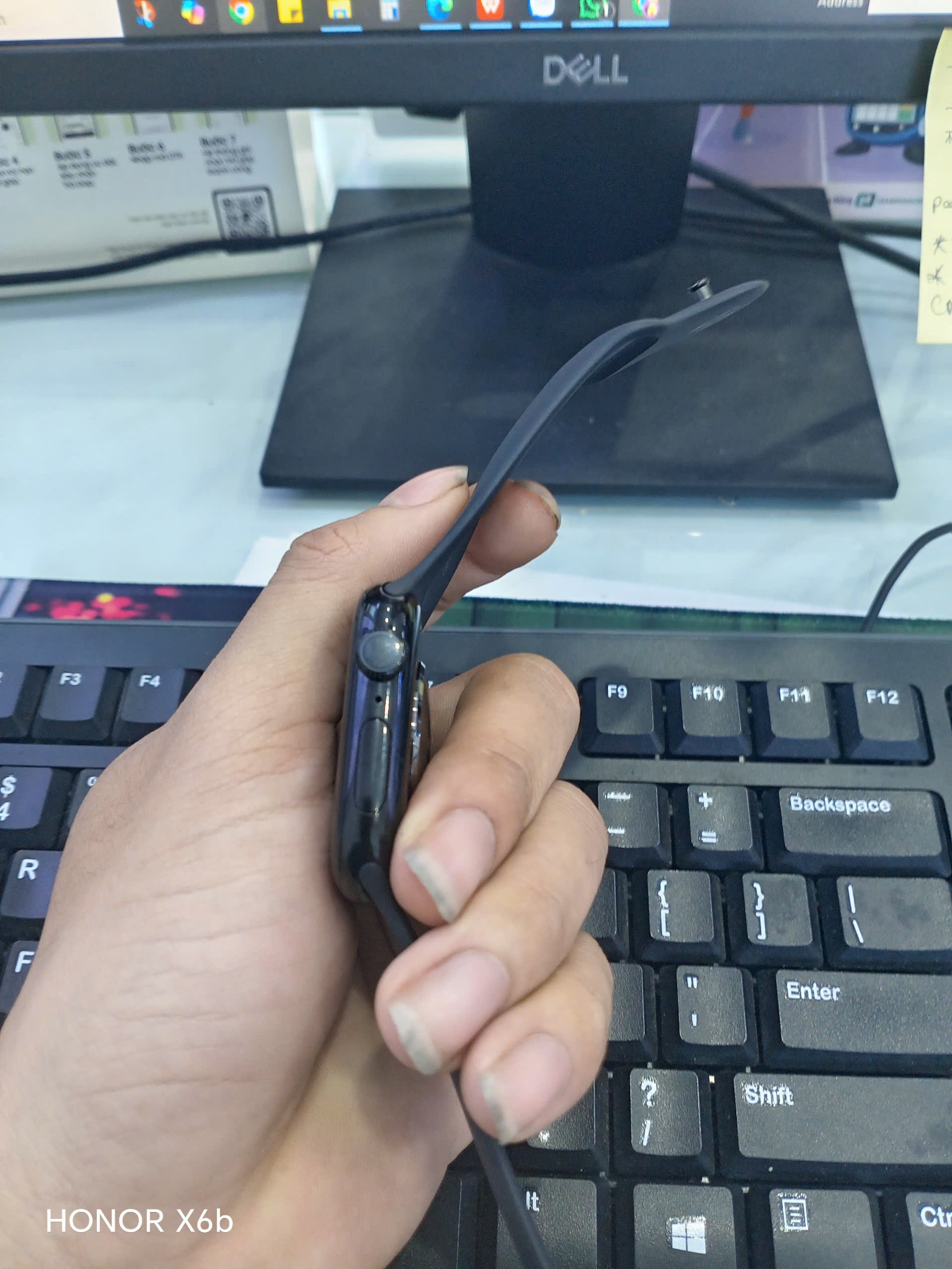 Apple Watch Series 10 GPS 46mm Jet Black Aluminium Case with Black Sport Band Like New