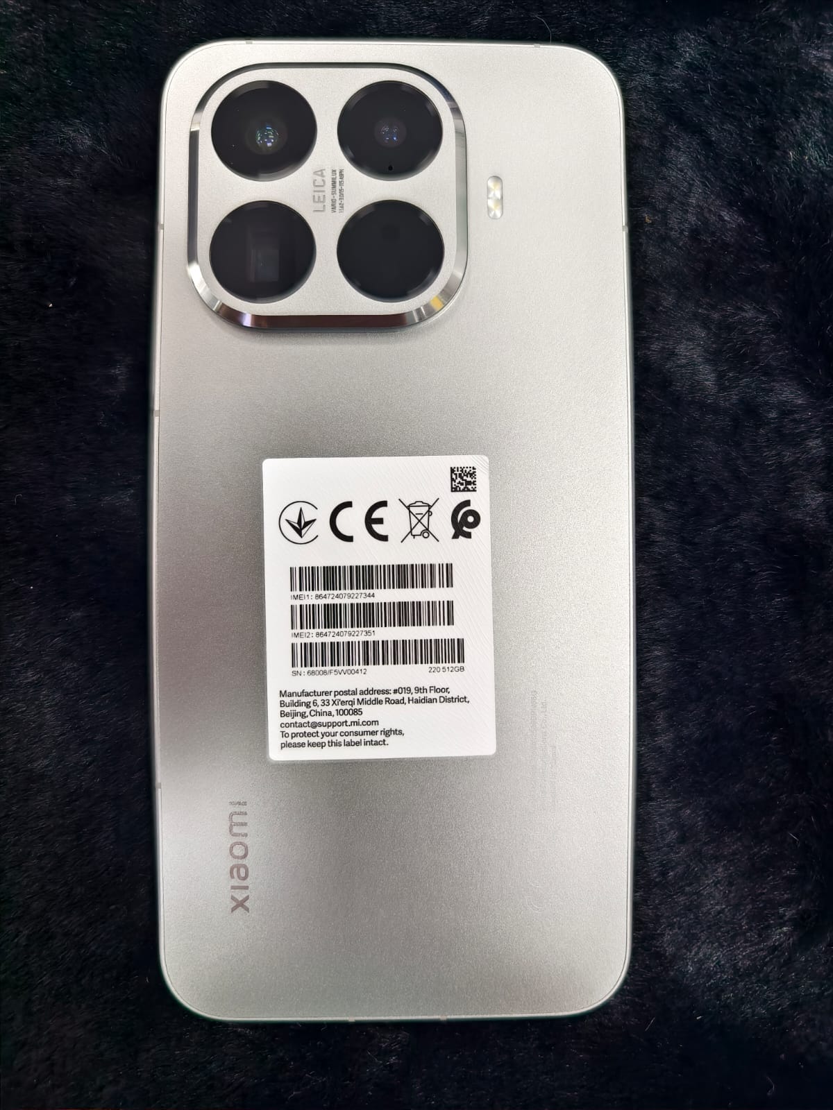 ĐIỆN THOẠI DI ĐỘNG (TEL) XIAOMI 15T PRO 6.83"/MTK D9400+/12G/512G/50+50+12MP/32MP/5500mAh (2506BPN68G)/XÁM