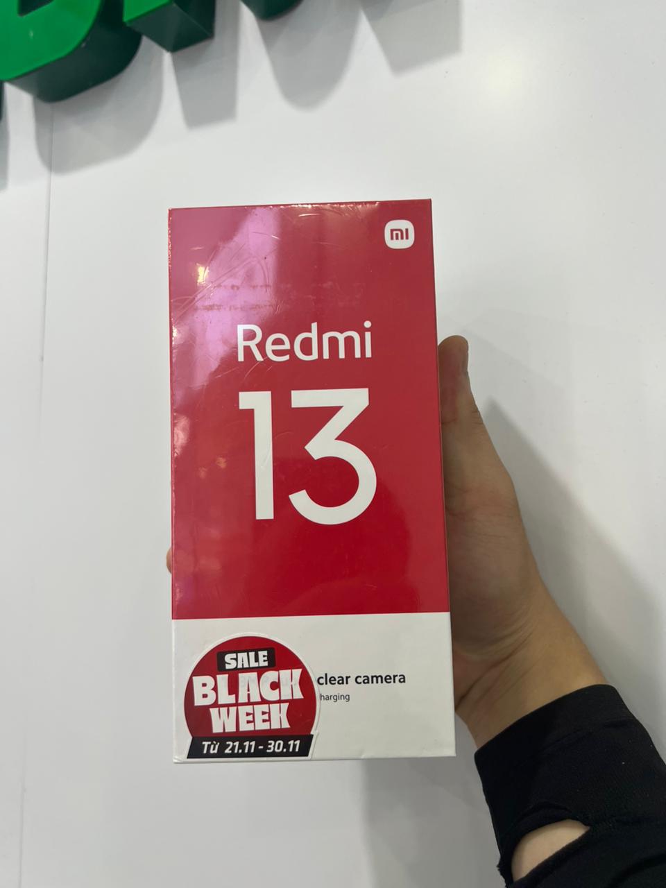 Điện thoại di động Redmi 13 Midnight Black 8GB RAM 128GB ROM (2404ARN45A)_MZB0GYYEU - 866102070334260 - MZB0GYYEU