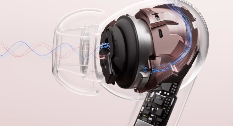 Công nghệ âm thanh cao cấp tạo chất âm trong trẻo trên tai nghe HUAWEI FreeBuds 7i