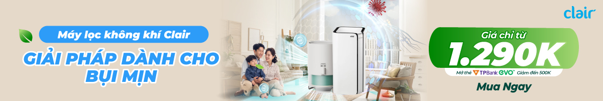Máy lọc không khí hãng Clair