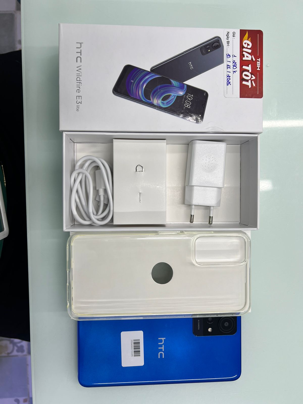 Điện thoại di động HTC Wildfire E3 lite (4GB/64GB) - Xanh (Blue) 