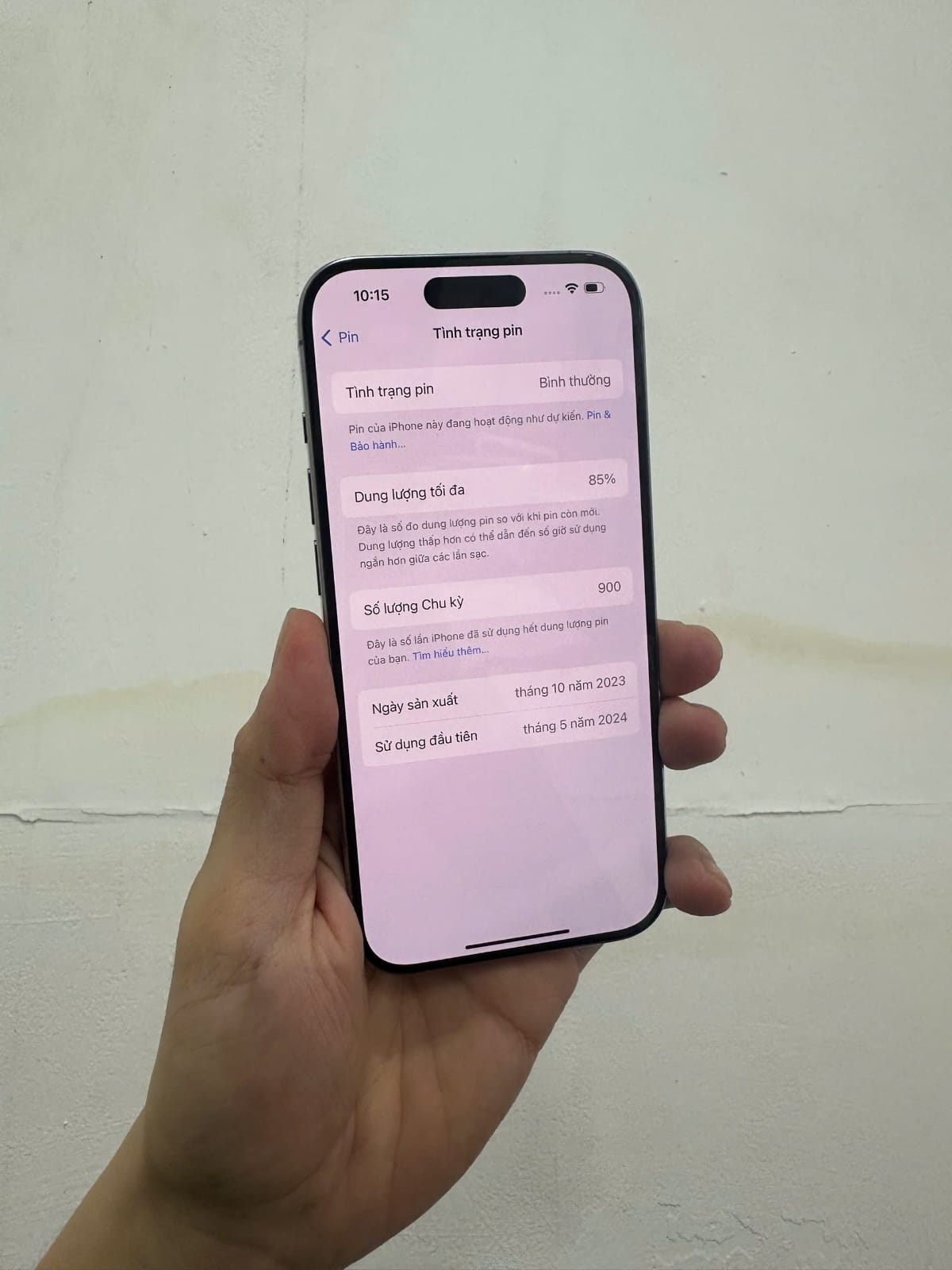 iPhone 15 Pro 256GB - Chính hãng VN/A Cũ