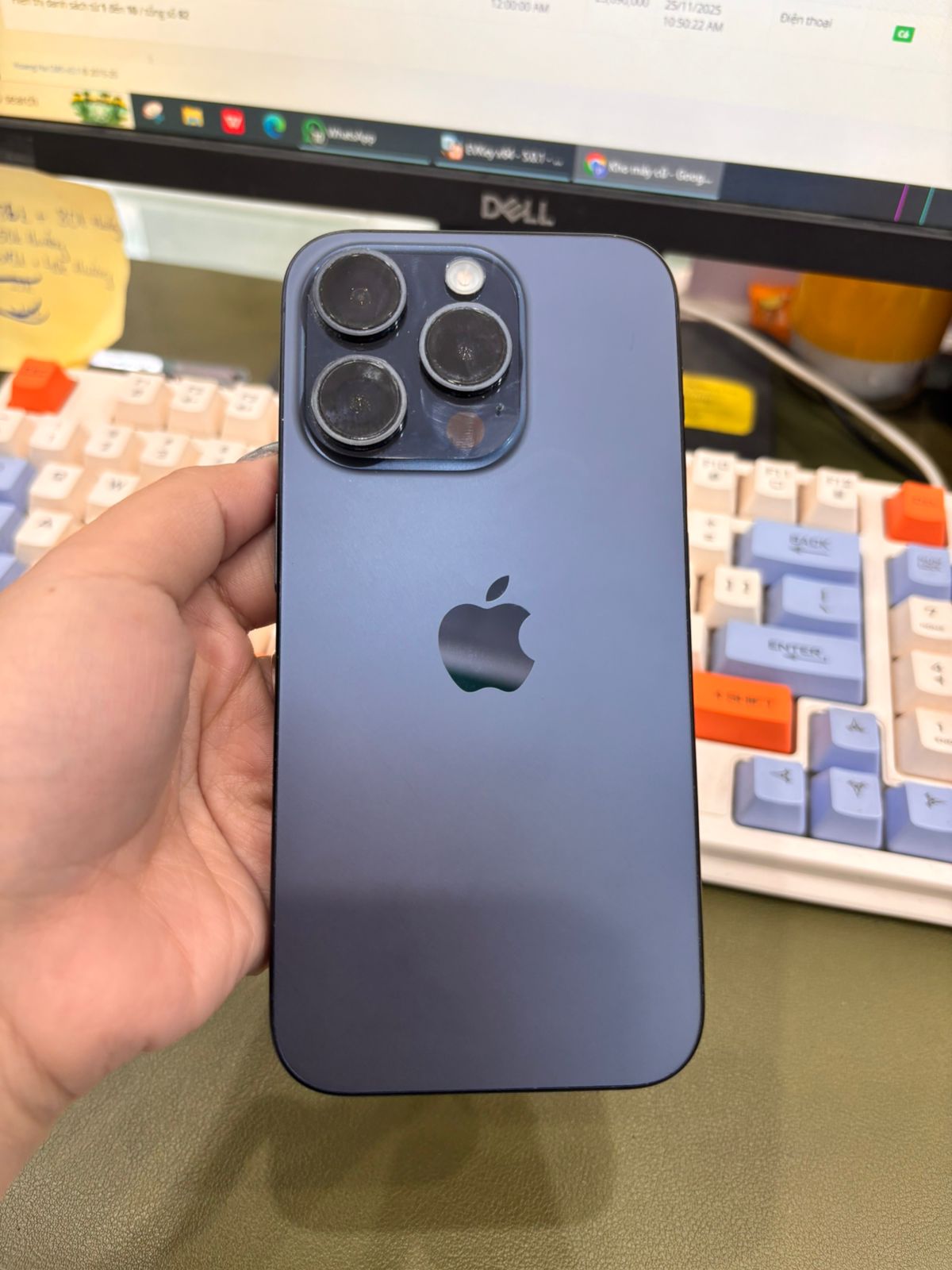 ĐTDĐ Apple iPhone 15 Pro 128GB Blue Titanium