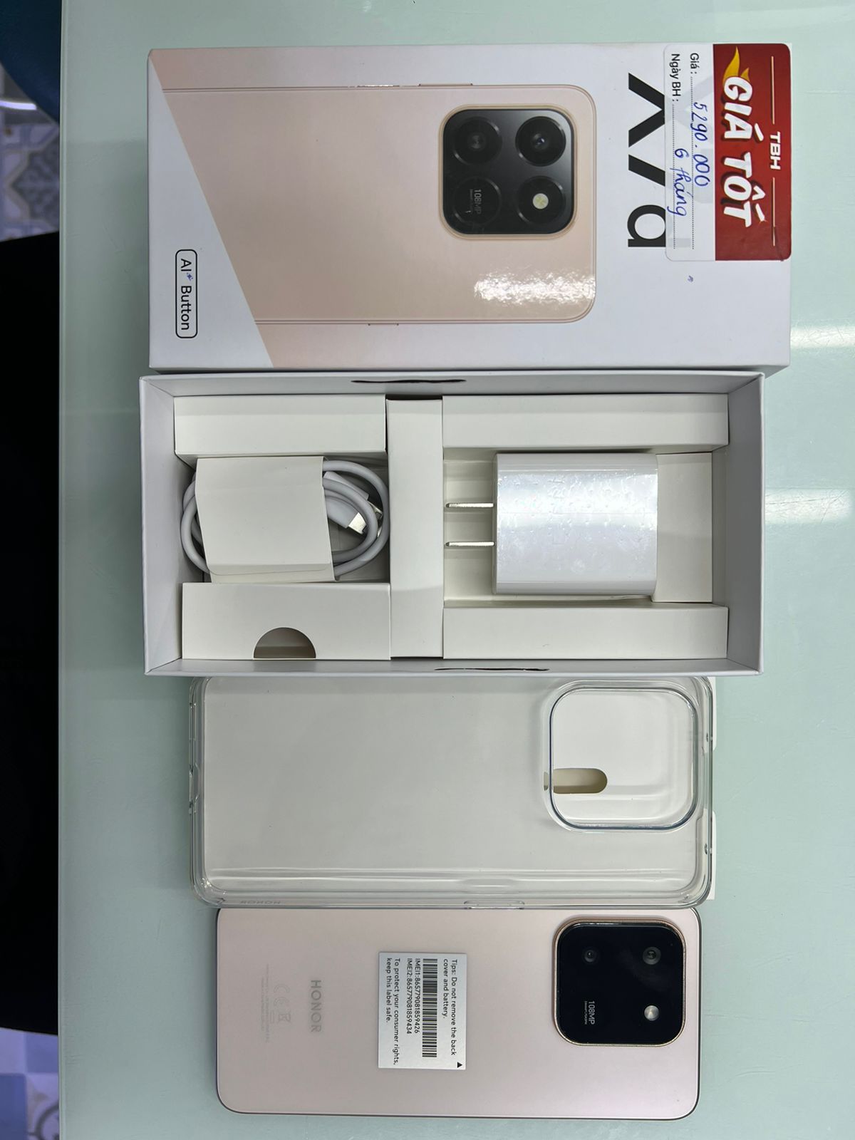 Điện thoại di động Honor X7d (8+256GB) Vàng (Desert Gold)_LGN-LX2