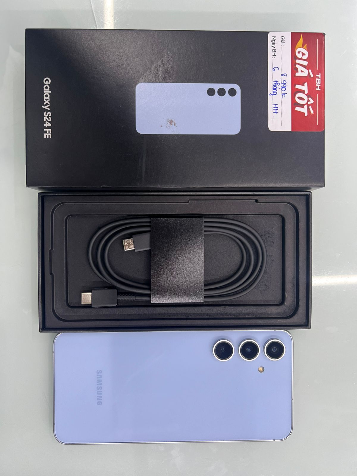 ĐTDĐ Samsung S24 FE, SM-S721B/DS,8+128