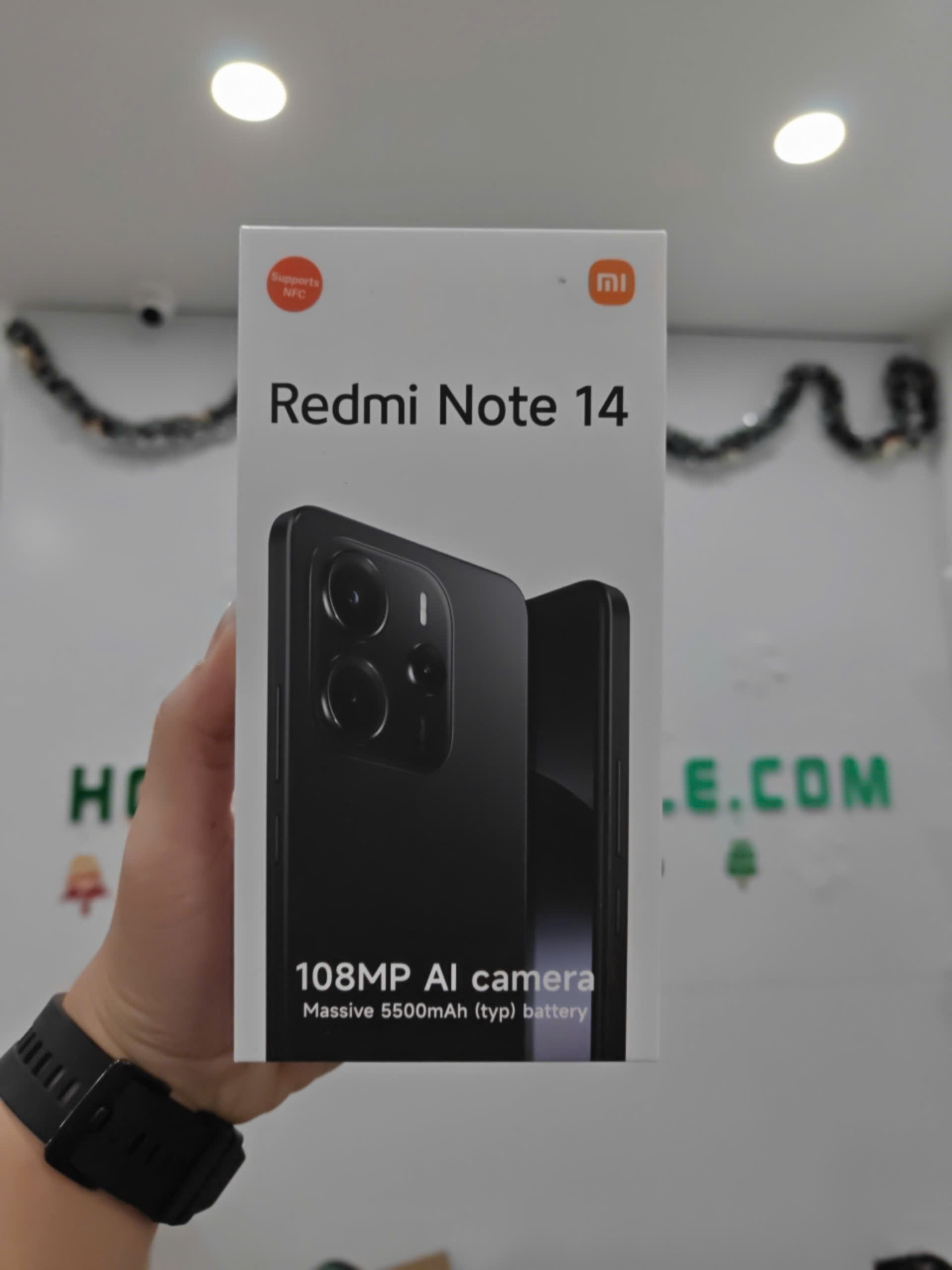 ĐIỆN THOẠI DI ĐỘNG (TEL) REDMI NOTE 14 6.67/MTK G99Ultra/6G/128G/108+2+2MP/20MP/5500mAh