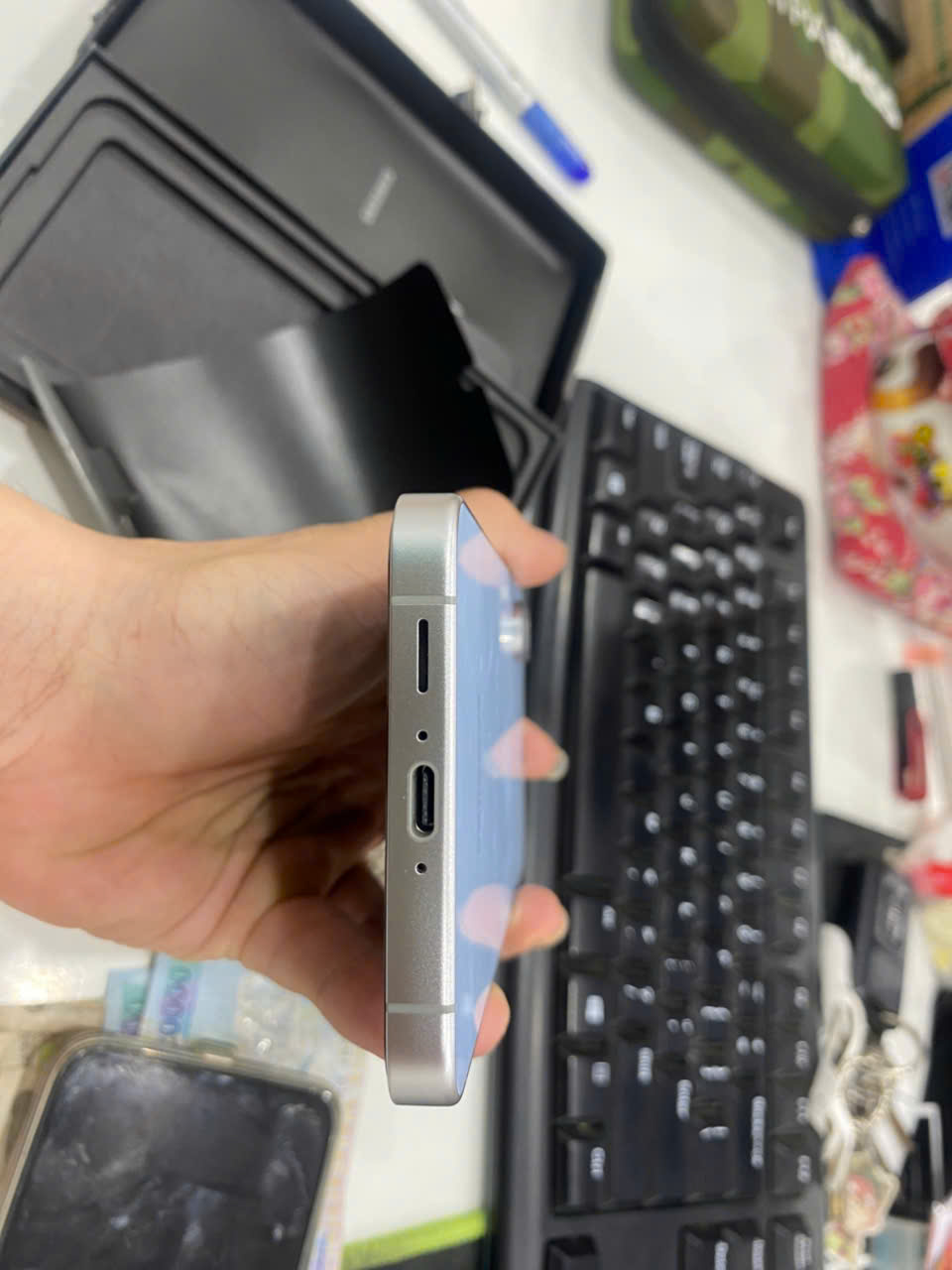 ĐTDĐ Samsung S24 FE, SM-S721B/DS,8+128,Xanh biển, SM-S721BLBBXXV