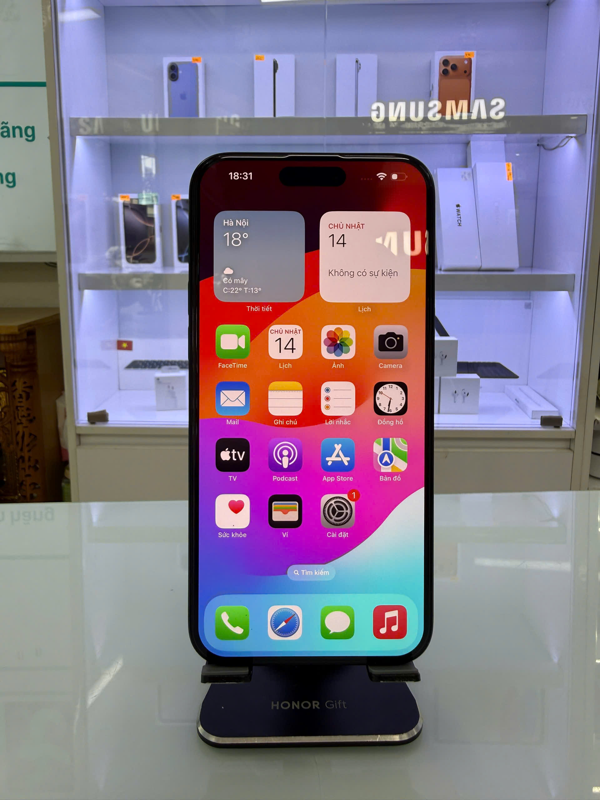 ĐTDĐ Apple iPhone 15 Pro Max 256GB Blue Titanium_MU7A3VN/A - SFC2R02Y64T - MU7A3VN