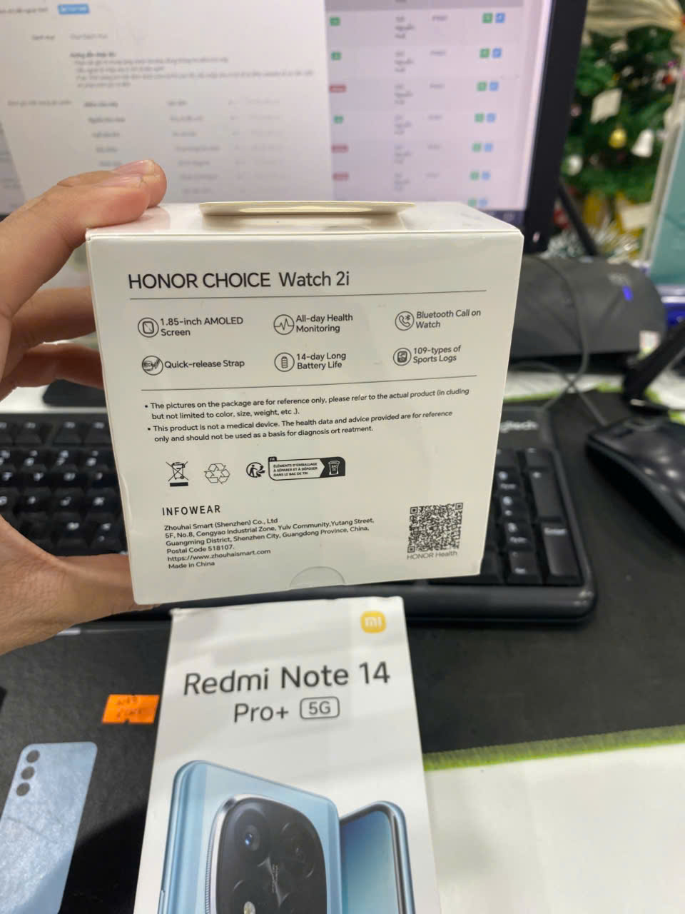 Đồng hồ thông minh HONOR CHOICE Watch 2i Đen (Black)_KCH-WB01BLK - 5504ACGP252P1284