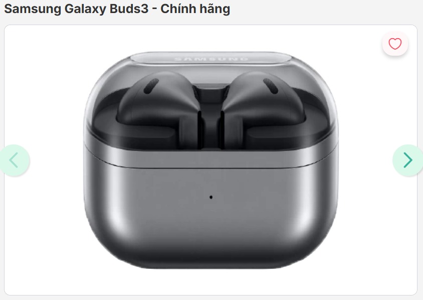 Samsung Galaxy Buds3, SM-R530, TN - rfax7192e2x - R530NZTN