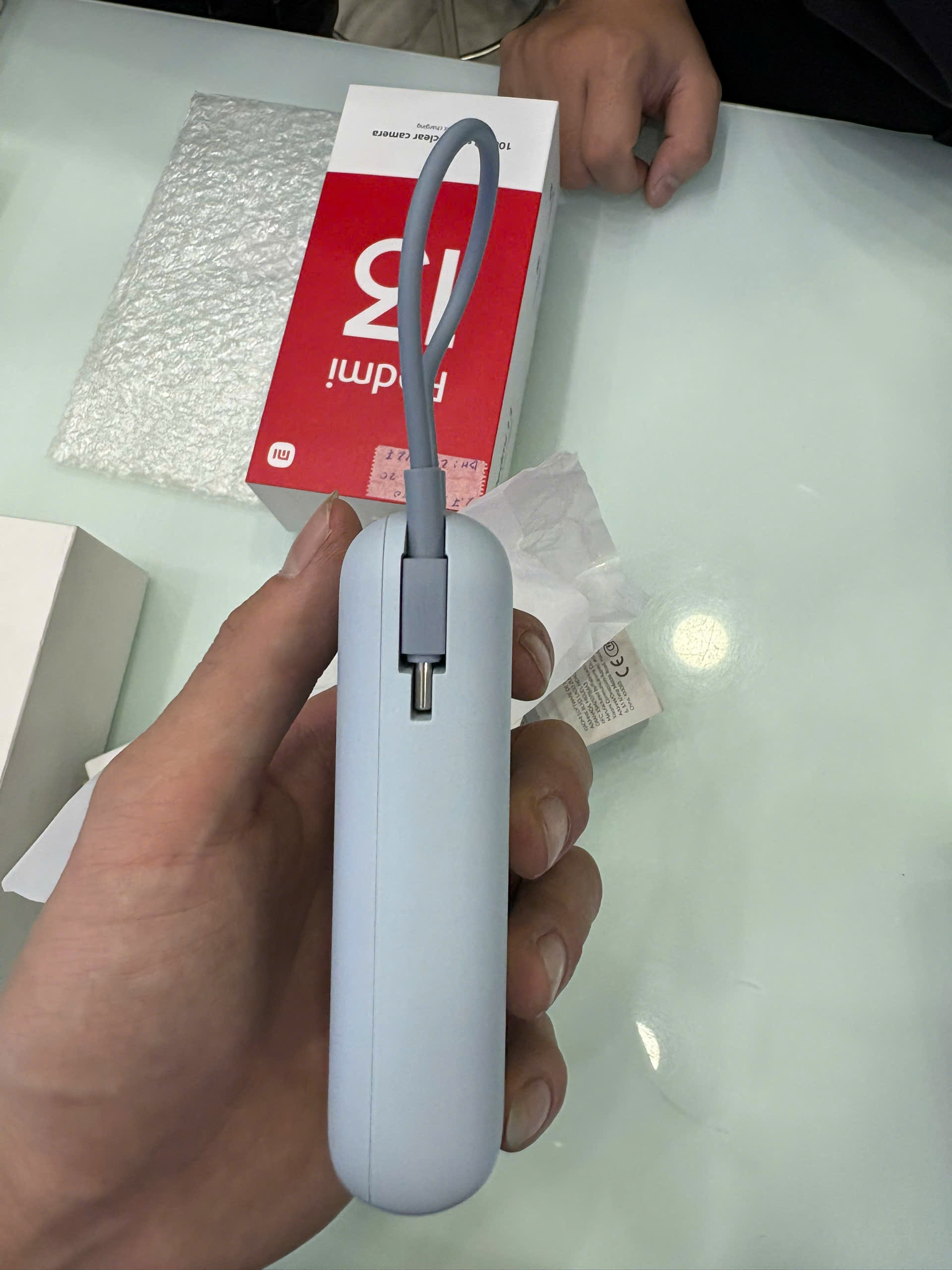 Sạc dự phòng Xiaomi Power Bank 10000mAh (Integrated Cable) TBH
