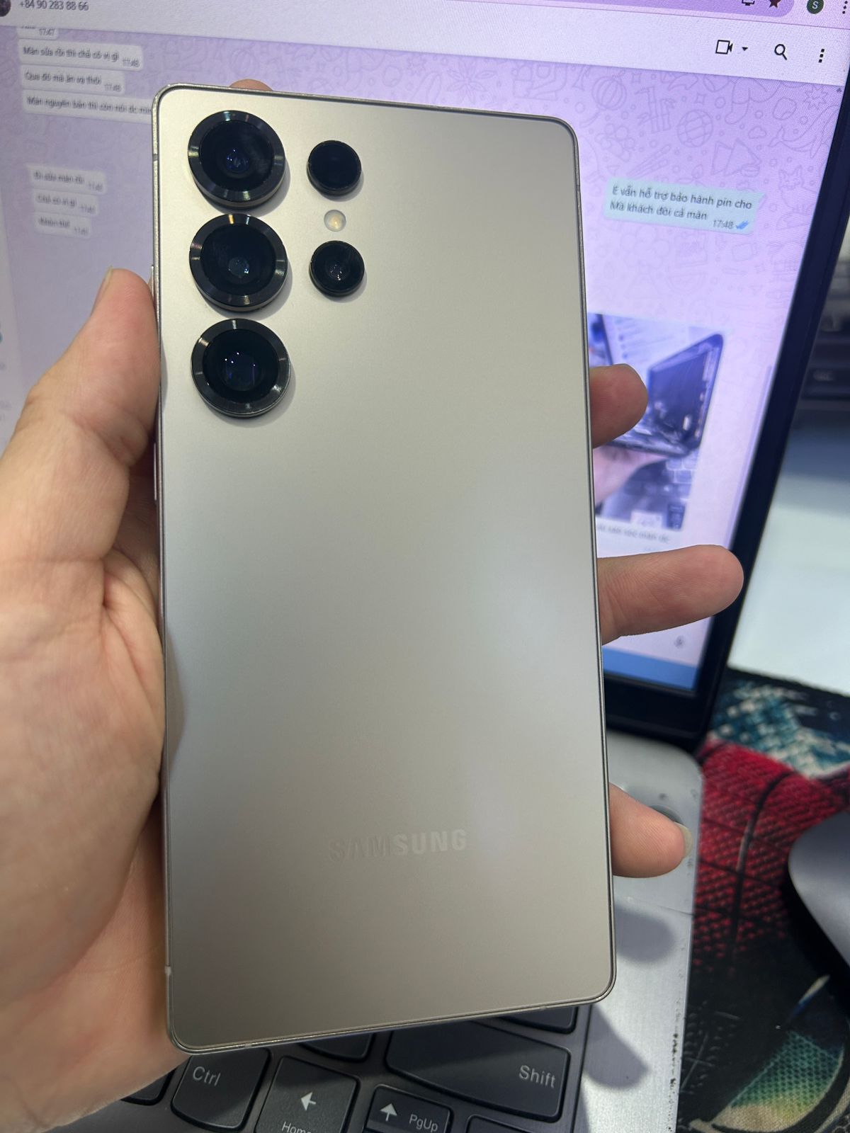 ĐTDĐ Samsung S25 Ultra SM-S938B/DS,256GB, Xám