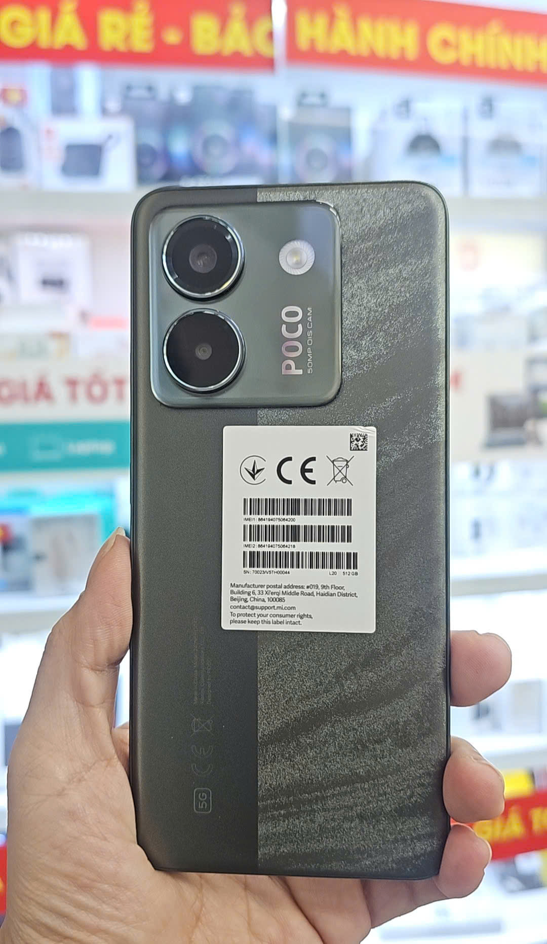 Điện thoại di động POCO M7 Pro 5G Green 12GB RAM 512GB ROM -  TBH