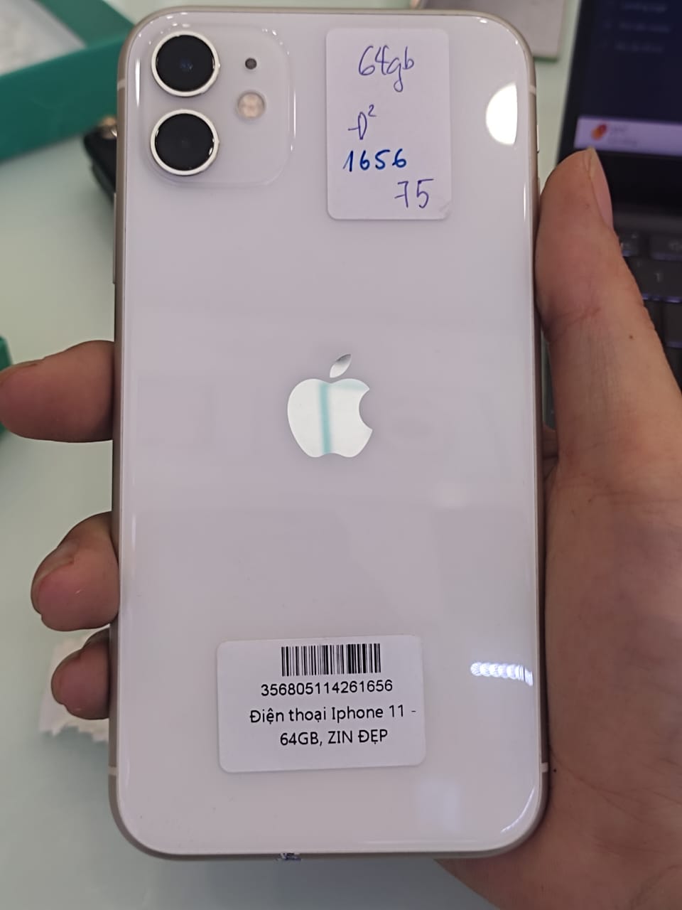 Iphone 11 64GB Cũ - White - 356805114261656 - IC1164W