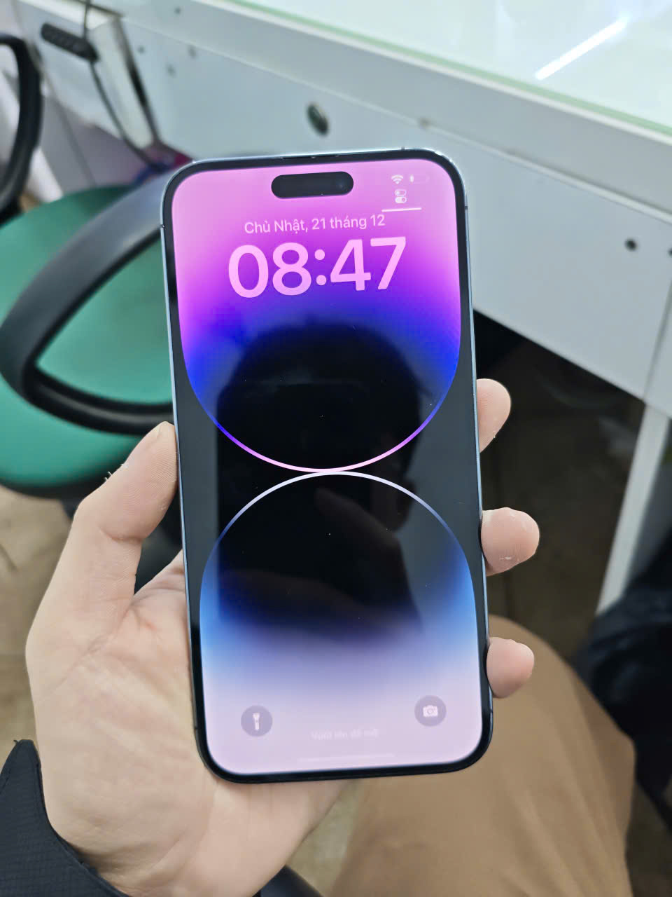 ĐTDĐ Apple iPhone 14 Pro Max 256GB Deep Purple_MQ9X3VN/A