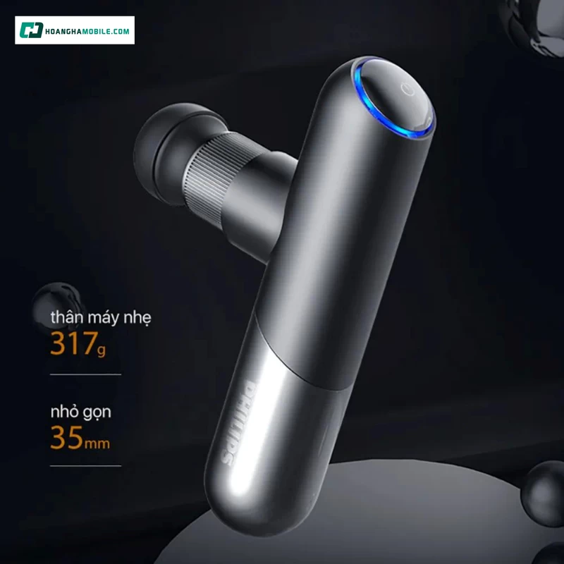 Máy massage thể thao mini Philips PPM7501 có thiết kế nhỏ gọn, chắc chắn với chất liệu cao cấp Máy massage thể thao mini Philips PPM7501 có thiết kế nhỏ gọn, chắc chắn với chất liệu cao cấp