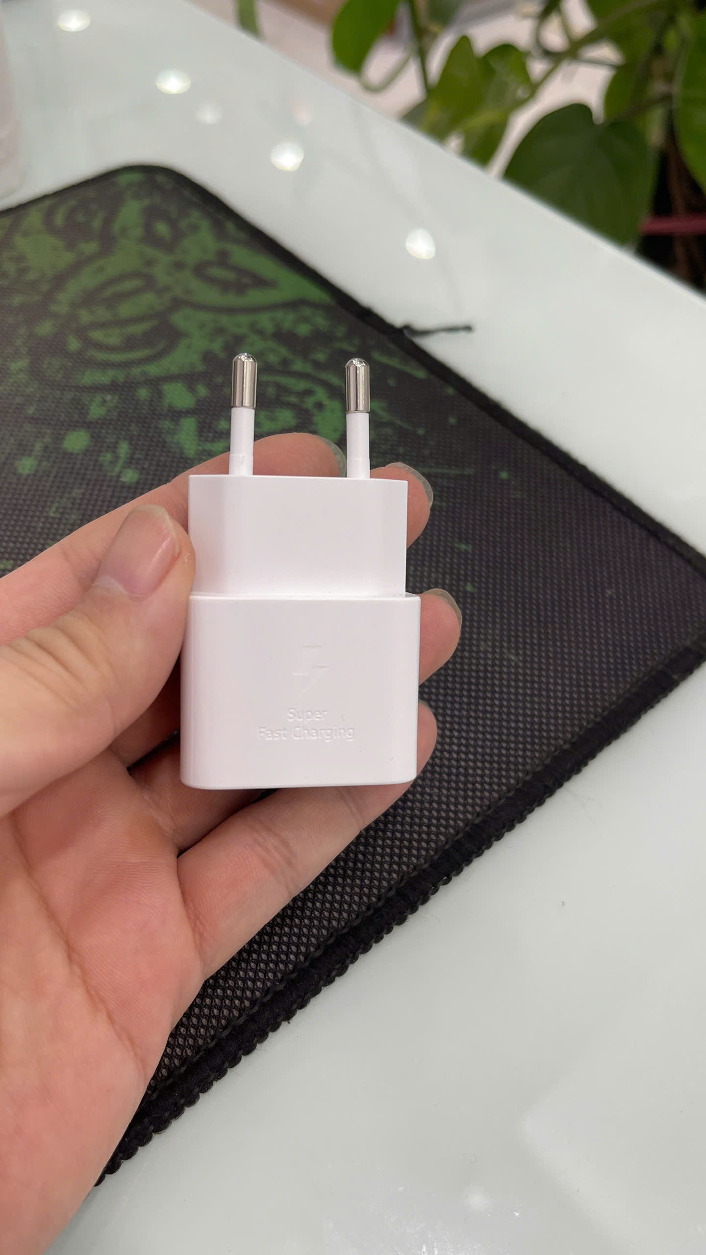 Củ sạc Samsung 25W, Type C (Không kèm cáp), Trắng