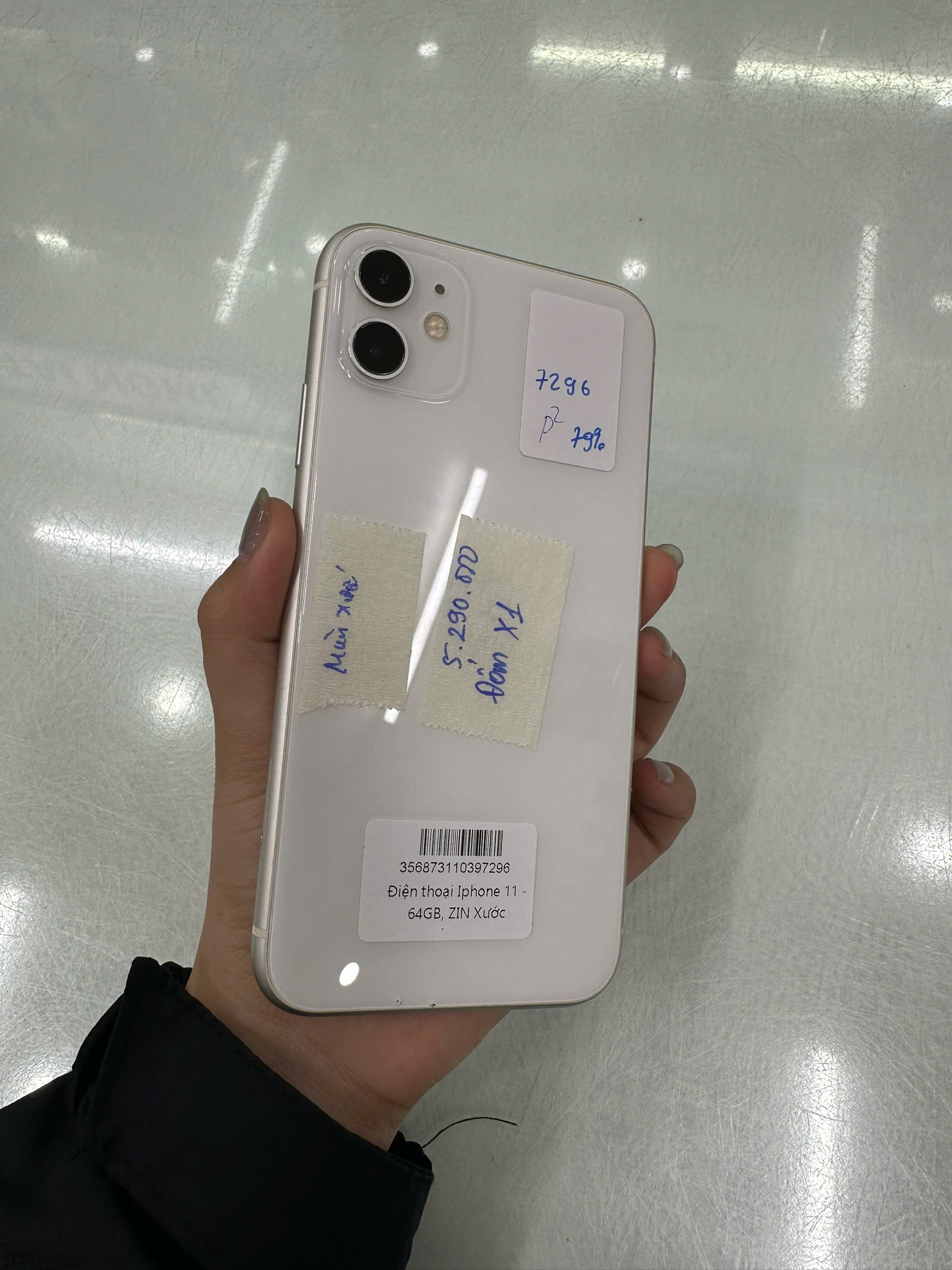 Iphone 11 64GB Cũ - White - 356873110397296 - IC1164W