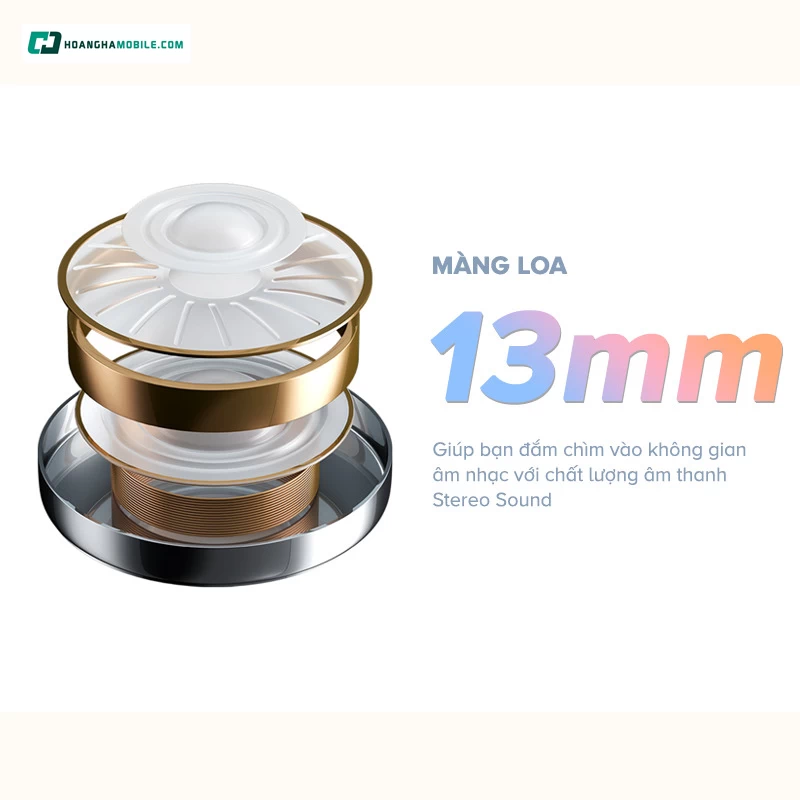 Màng loa 13mm của tai nghe HAVIT Open-ear OWS907 - Nền tảng cho âm thanh sống động và tự nhiên Màng loa 13mm của tai nghe HAVIT Open-ear OWS907 - Nền tảng cho âm thanh sống động và tự nhiên