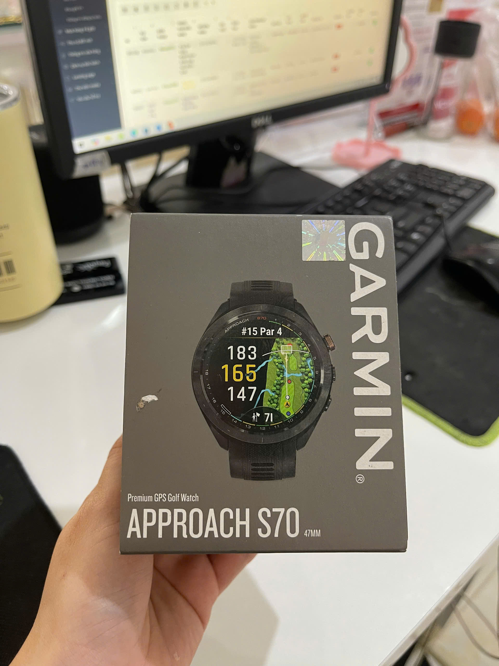 Đồng hồ thông minh Garmin Approach S70, 47mm, Màu Đen Đồng, SEA_010-02746-74