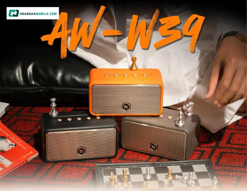 Thiết kế loa Bluetooth Alpha Works AW-W39 chắc chắn, mang phong cách hiện đại Thiết kế loa Bluetooth Alpha Works AW-W39 chắc chắn, mang phong cách hiện đại