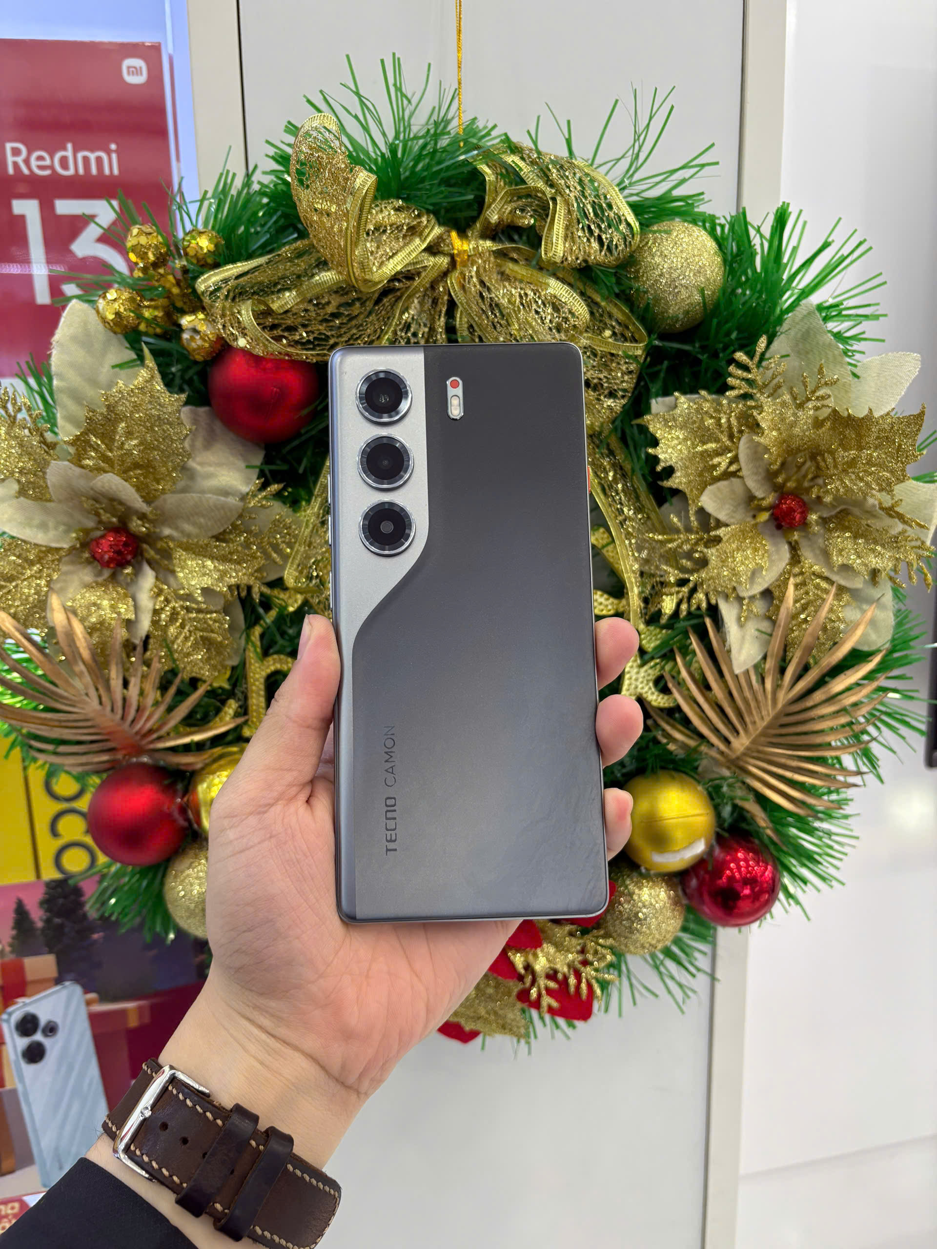 Điện thoại di động Tecno CM5 (Tecno Camon 40) 256+8, màu Đen Đêm Mộng 