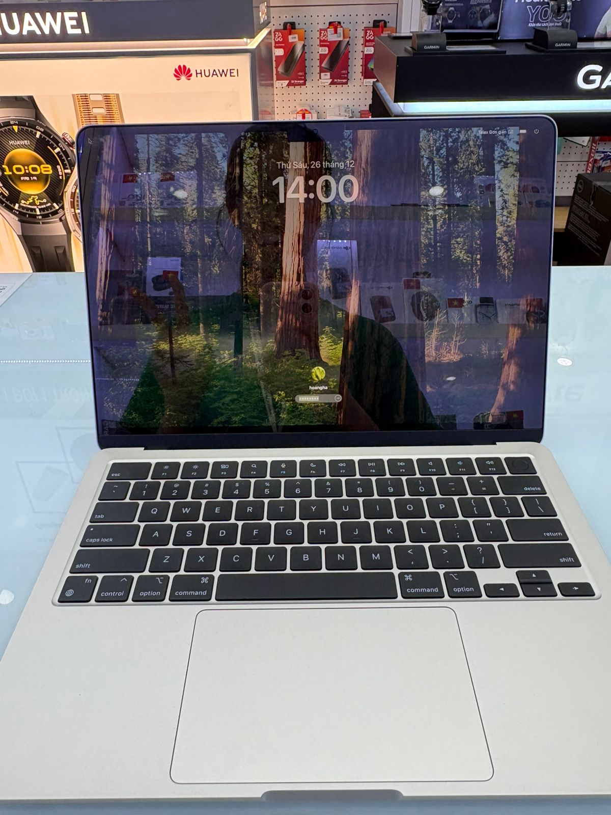 MTXT MacBook Air M2 13.6 inch 2024, 8CPU-8GPU, 16GB/256GB, Starlight - MC7W4SA/A