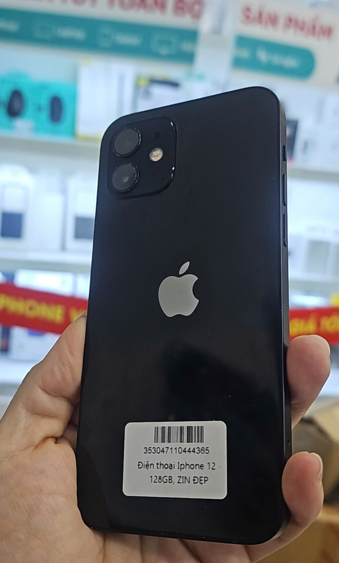 ĐTDĐ Apple iPhone 12 128GB Black - cũ 