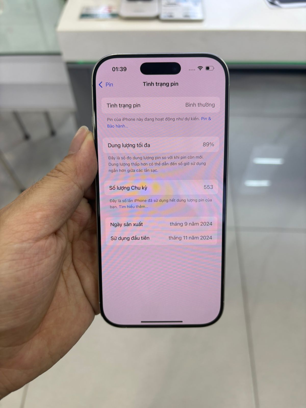 ĐTDĐ Apple iPhone 16 Pro 256GB White Titanium_MYNJ3VN/A