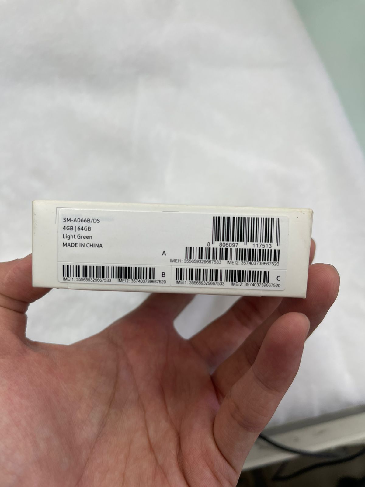 ĐTDĐ Samsung A06 5G, SM-A066B/DS,4+64, Xanh nhạt