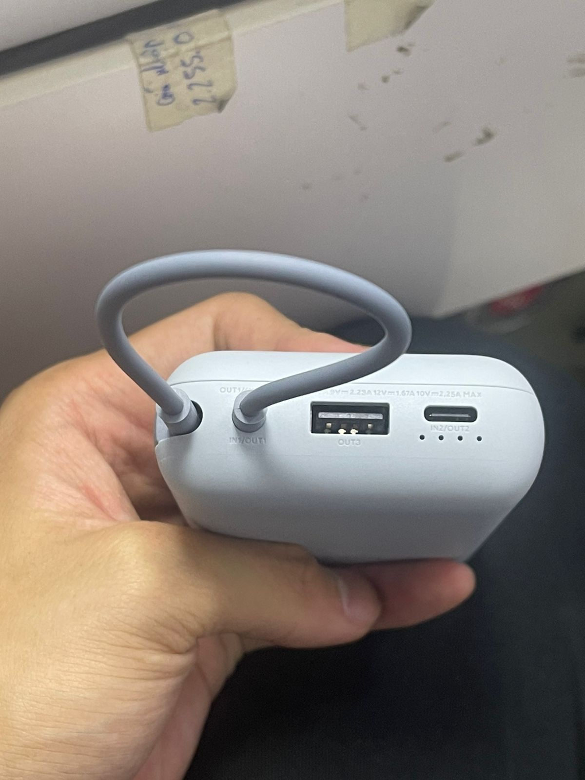 (POWER BANK) Xiaomi Power Bank 10000mAh (Integrated Cable) Xanh