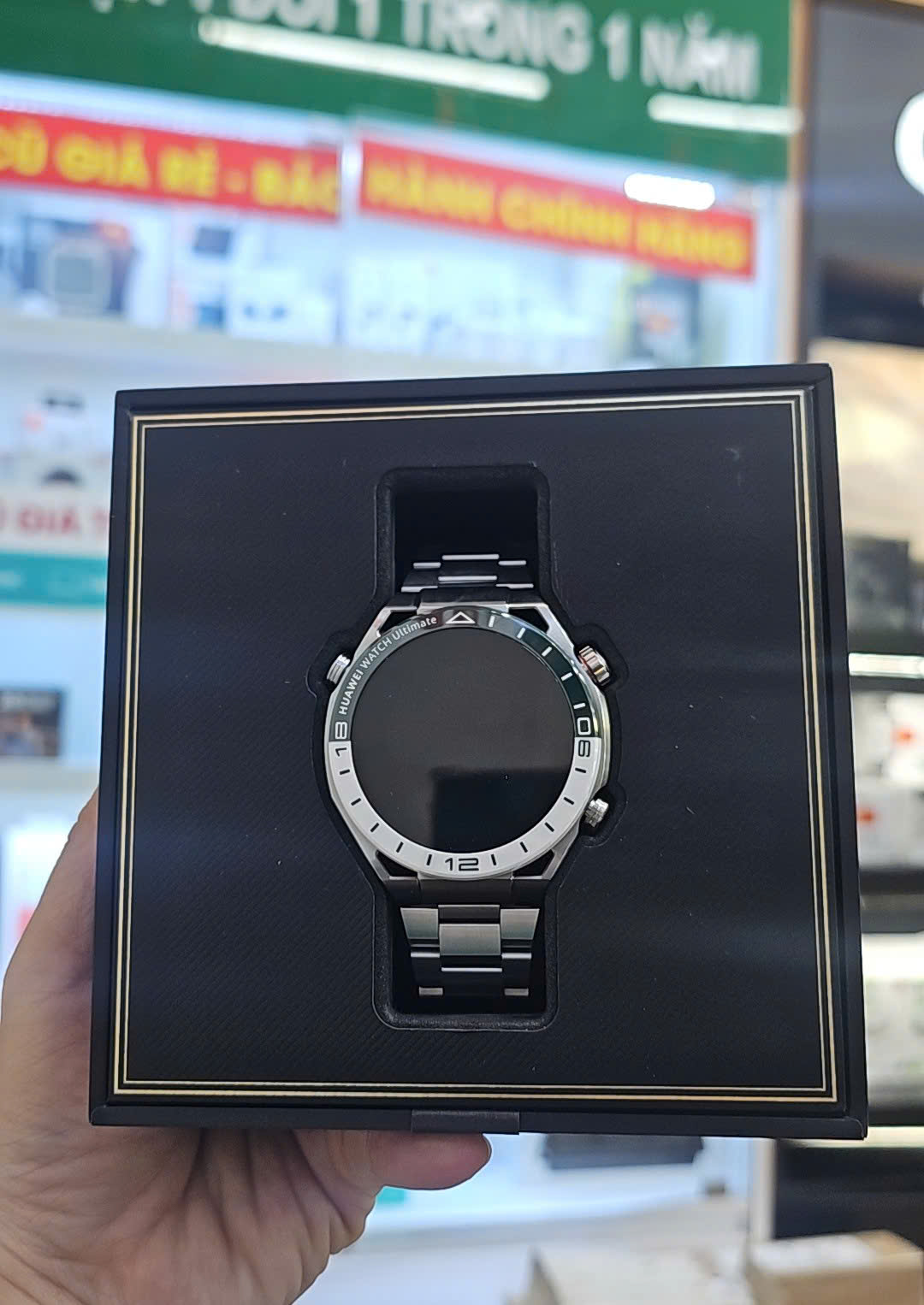 Đồng hồ thông minh HUAWEI WDS-B19 Ultimate Titanium Strap/BẠC - Cũ