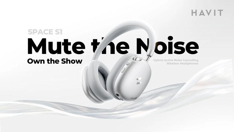Tai nghe Bluetooth HAVIT Space S1 H670BT được tích hợp micro thoại kết hợp ENC Tai nghe Bluetooth HAVIT Space S1 H670BT được tích hợp micro thoại kết hợp ENC