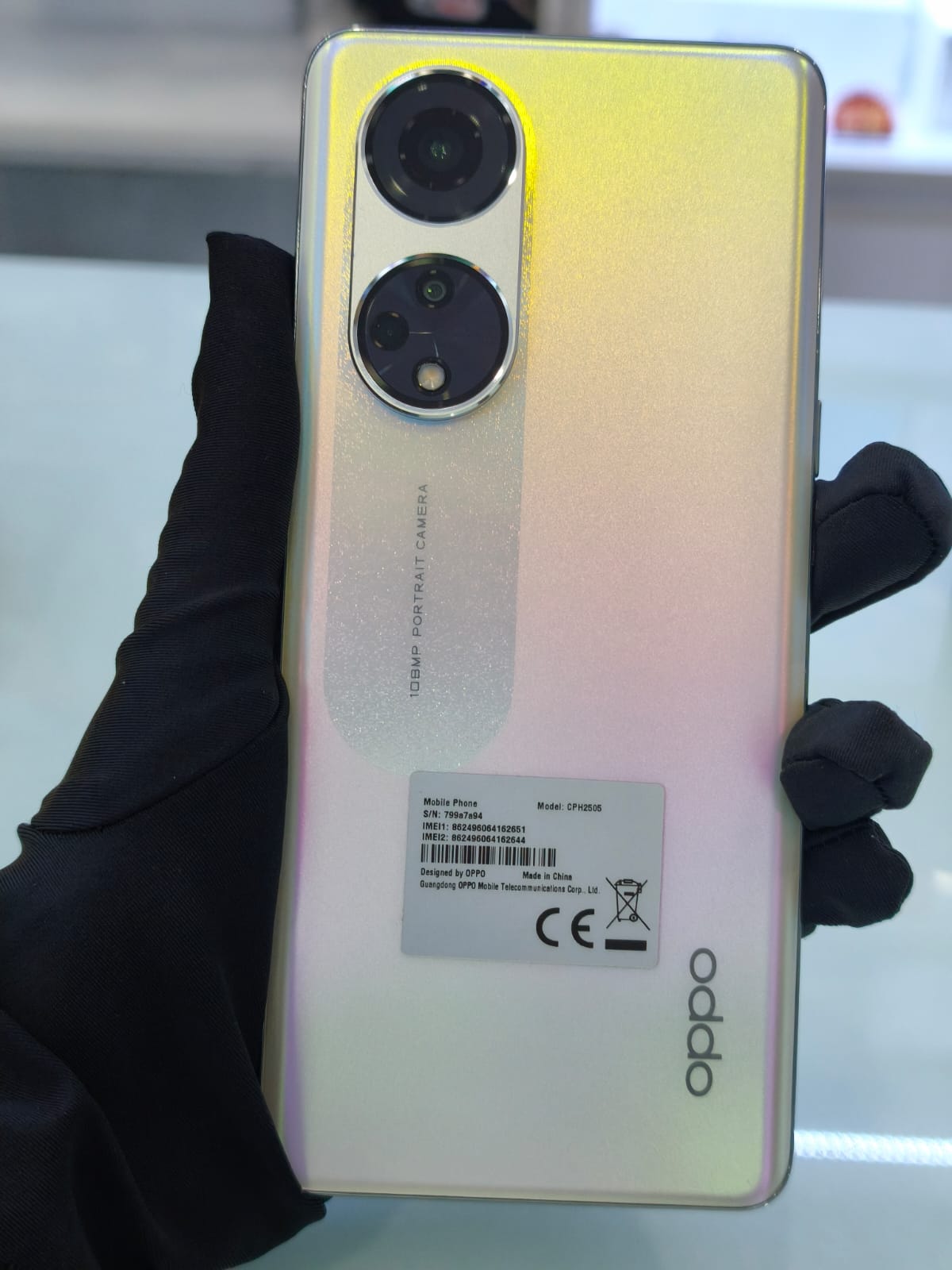 Điện thoại di động Oppo Reno8 T 5G 128GB - CPH2505, Vàng Đồng