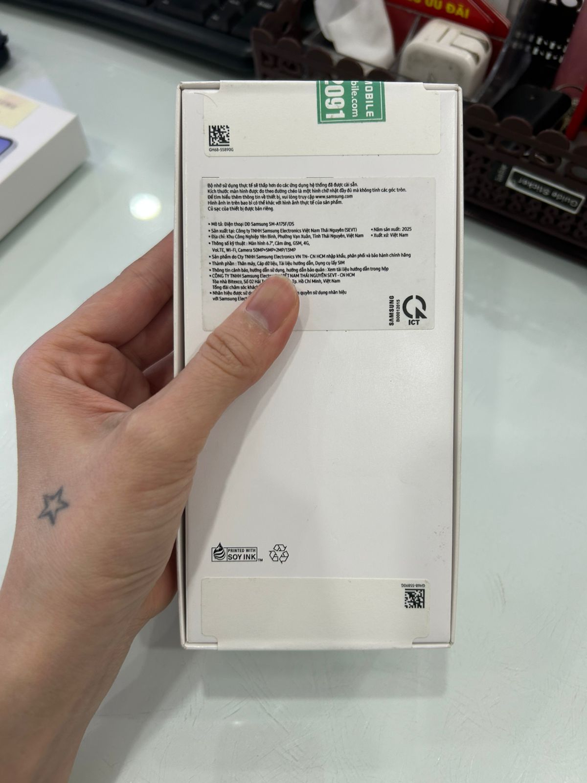 ĐTDĐ Samsung A17 LTE, Samsung SM-A175F/DS,8+128, Đen